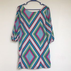Maude Pattern Print Dress